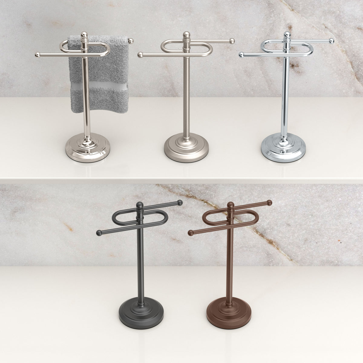 Countertop S-Style Hand Towel Holder