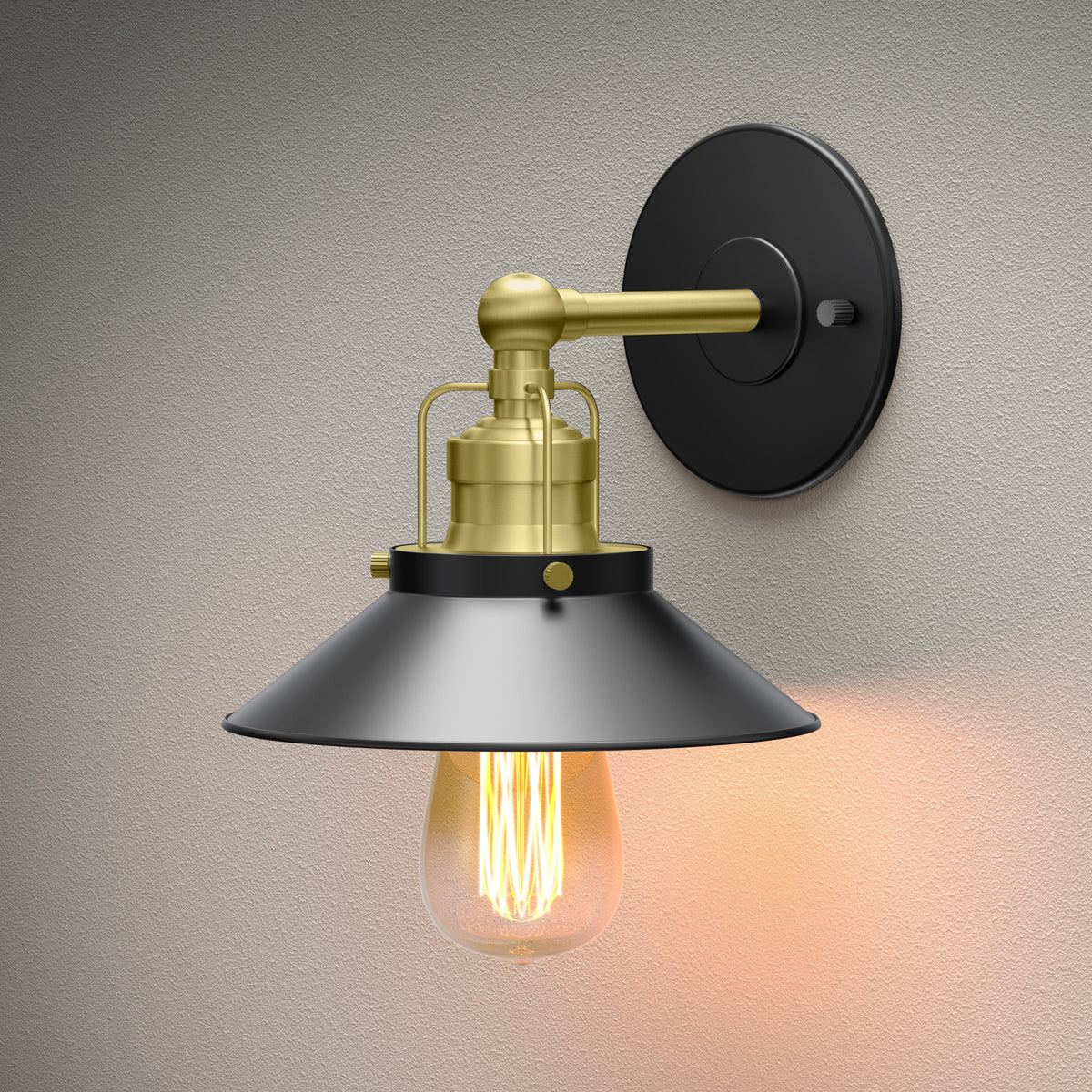 Modern Farmhouse Metal Single Sconce