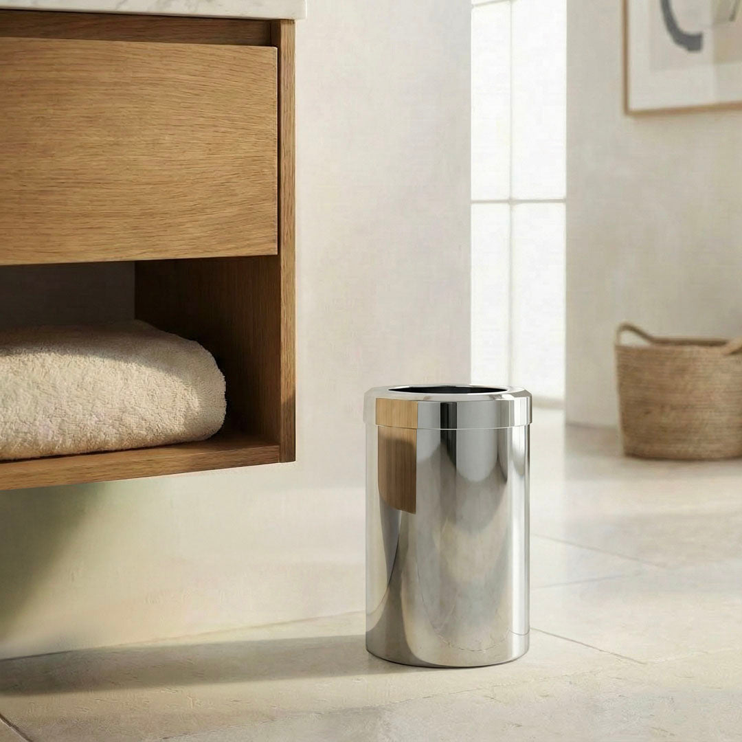 Round Wastebasket