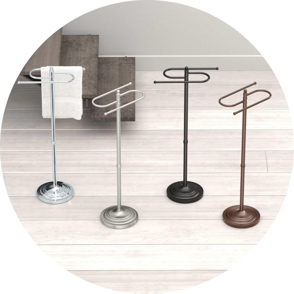 Floor Towel Holders