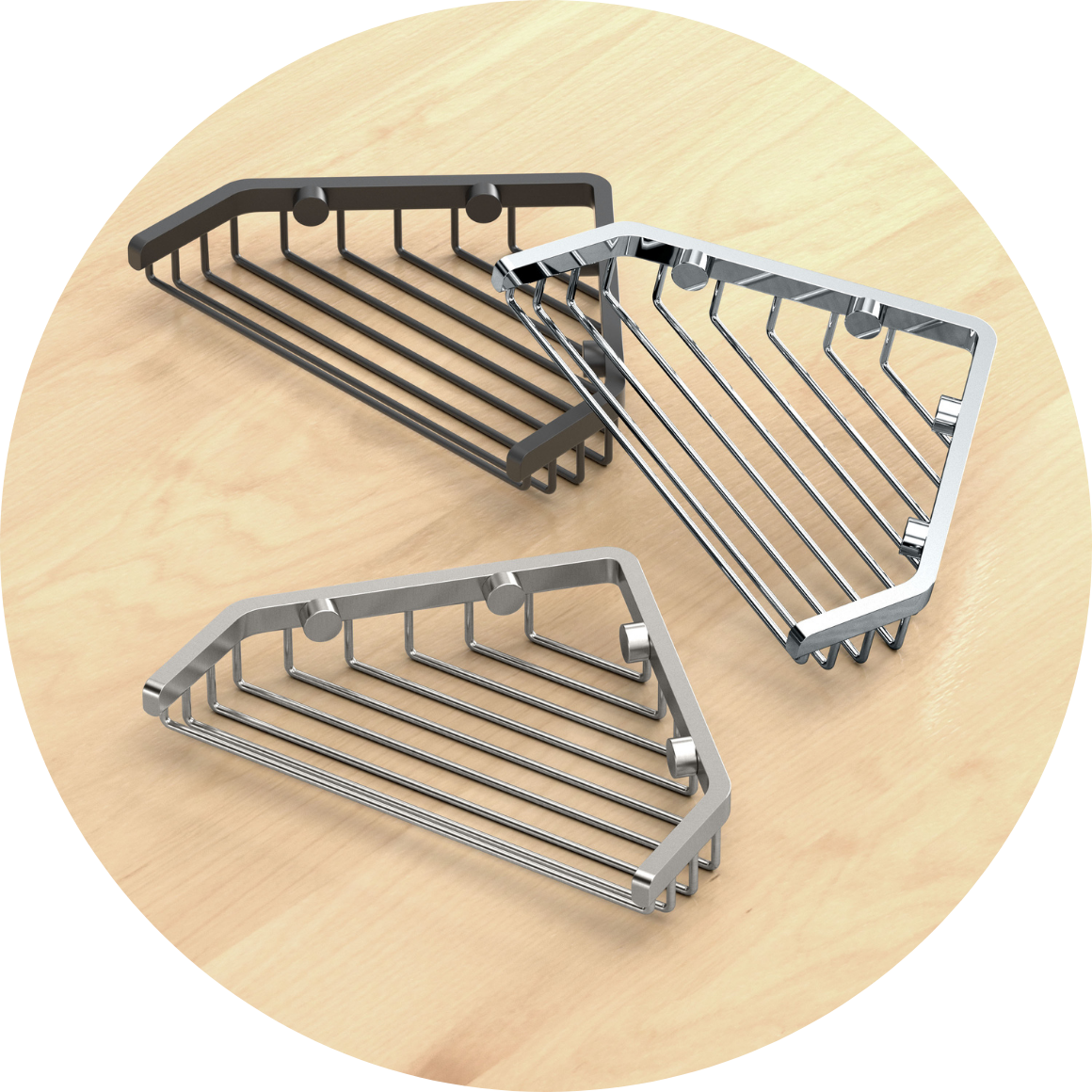 Shower Baskets & Shelves