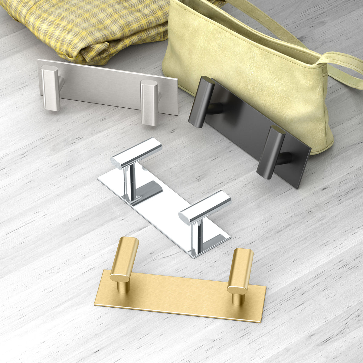 Elevate All Modern Decor 6.5" Double Robe Hook
