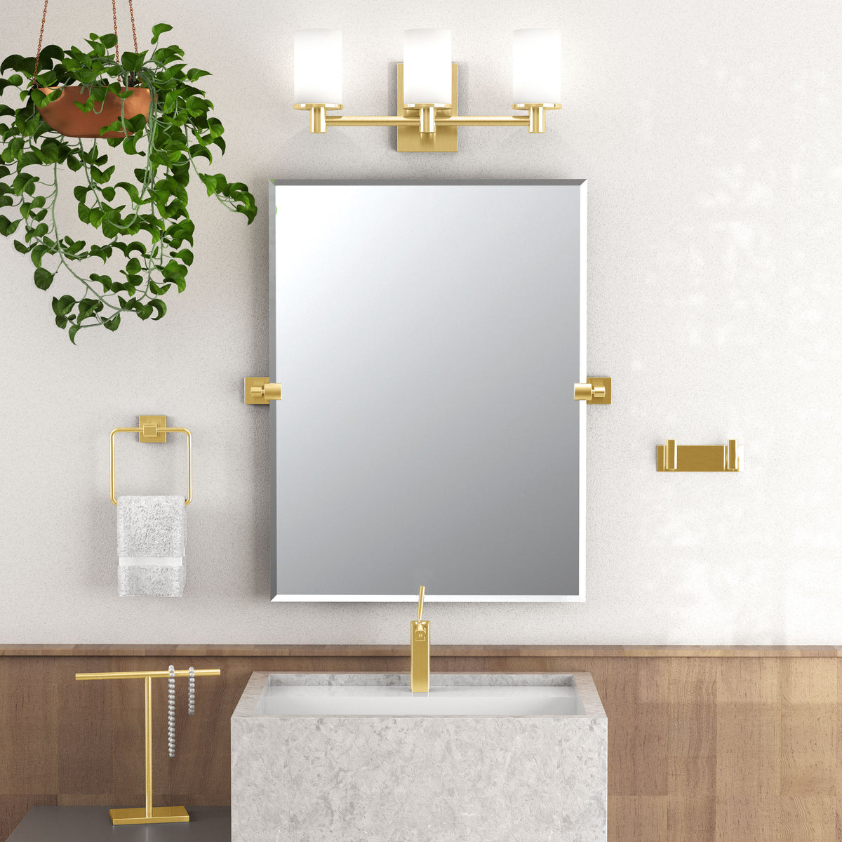 Elevate All Modern Decor 6.5" Double Robe Hook