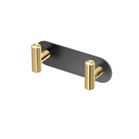 Matte Black/Brushed Brass