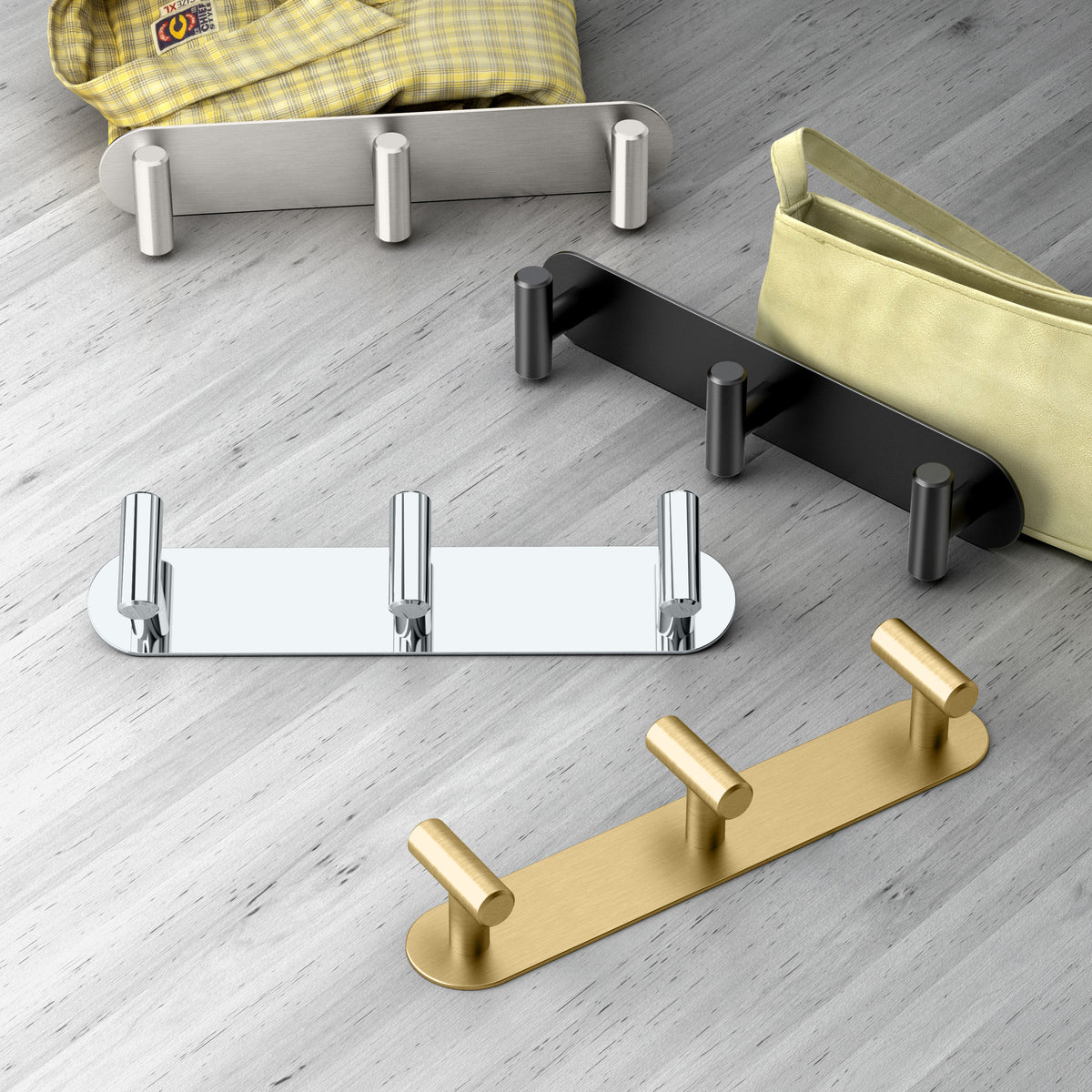 Latitude II All Modern Décor 11" L Triple Robe Hook