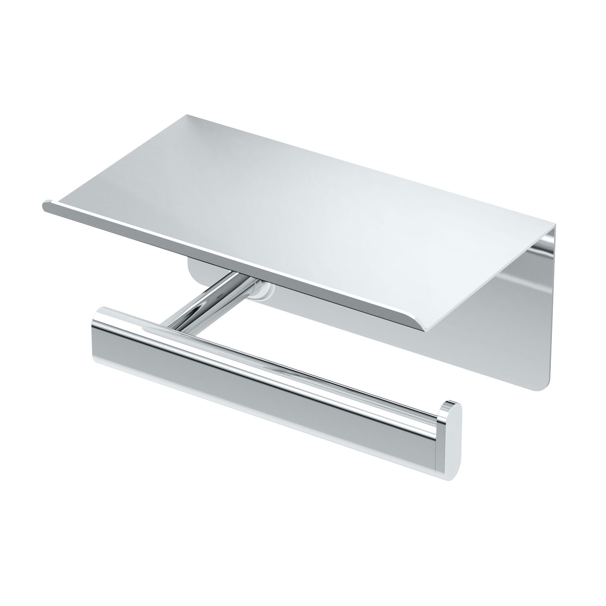 Elevate Toilet Paper Holder w/Mobile Shelf