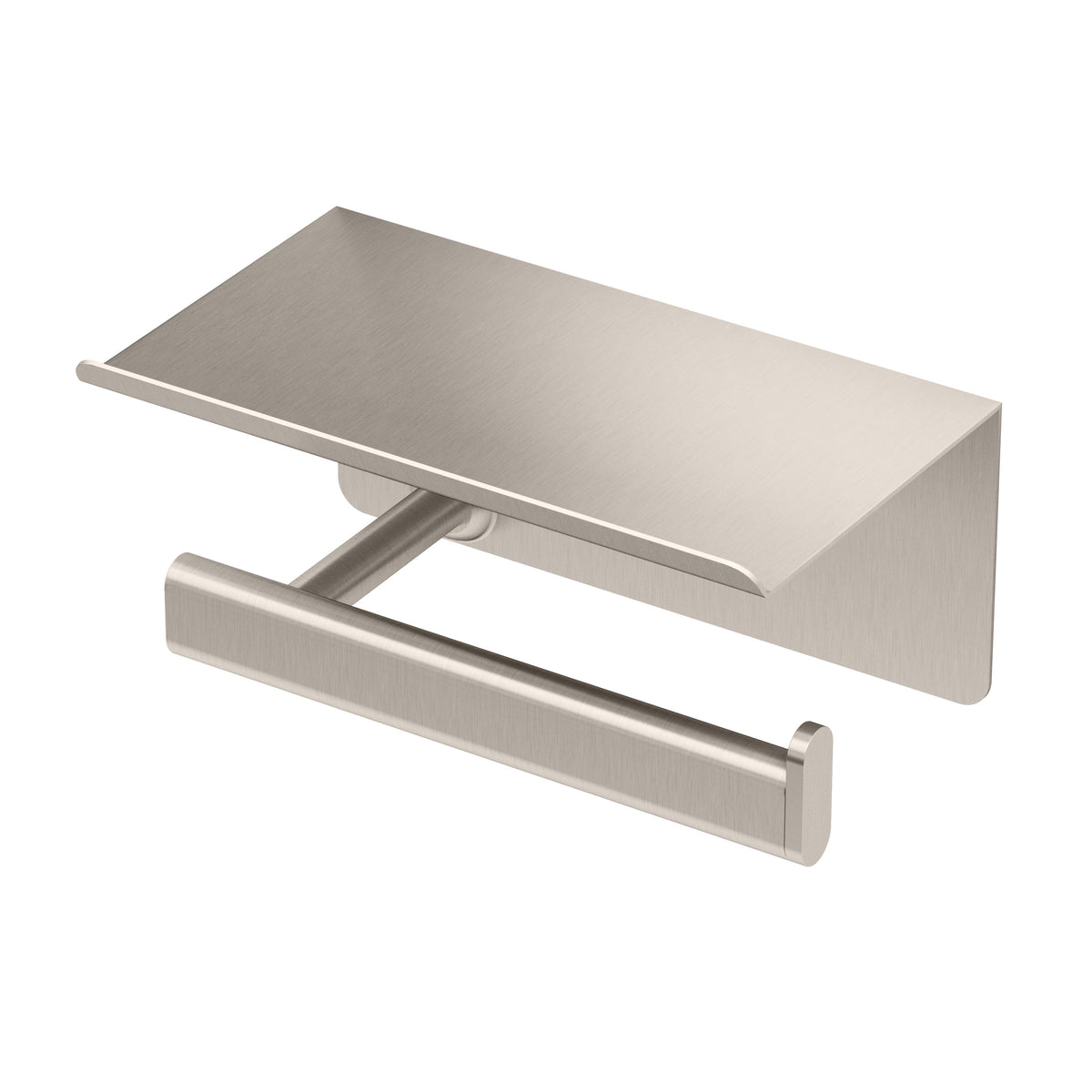 Elevate Toilet Paper Holder w/Mobile Shelf