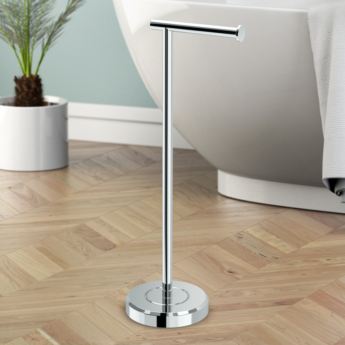 Latitude II Standing Toilet Paper Holder