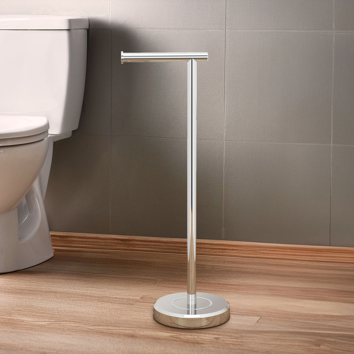 Latitude II Standing Toilet Paper Holder