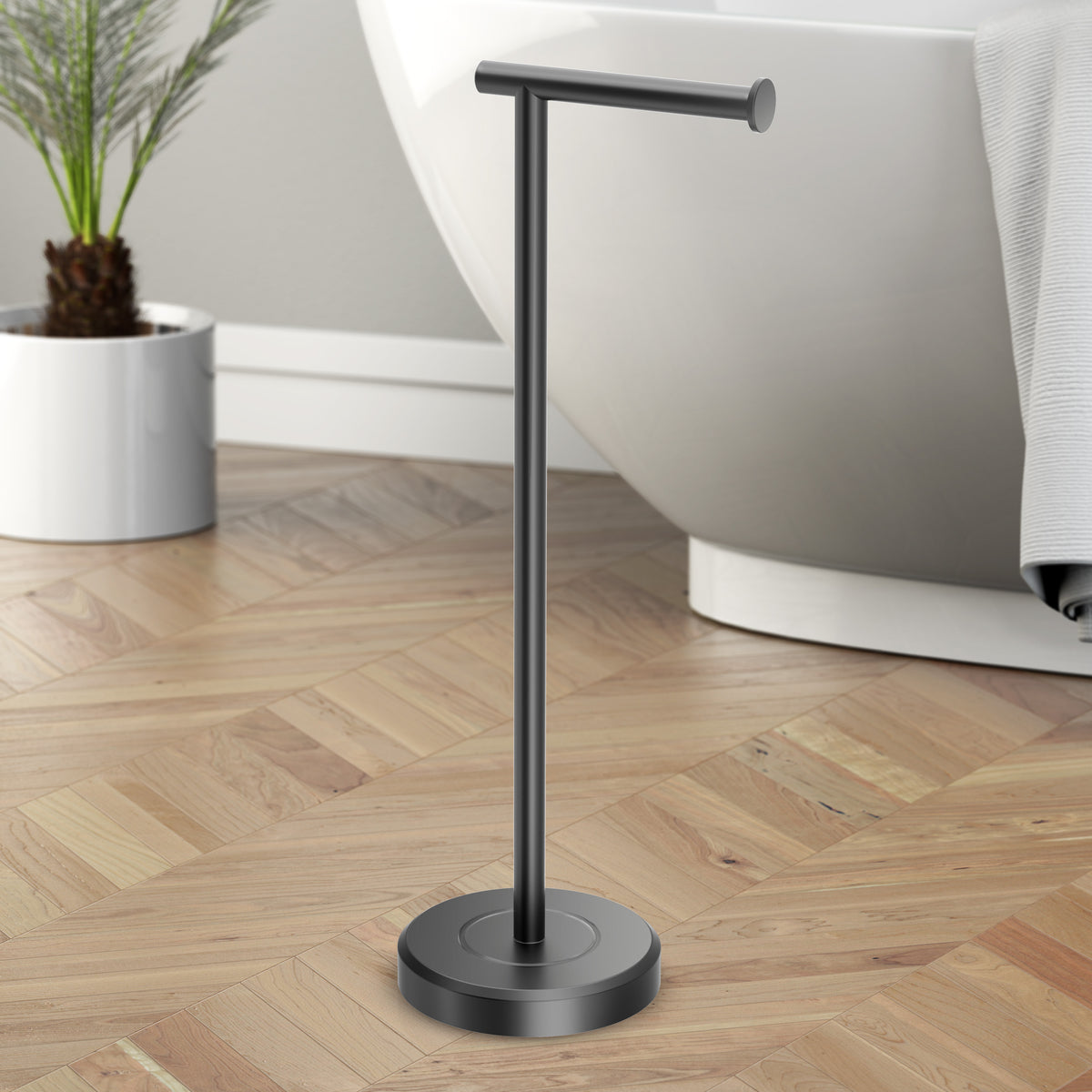Latitude II Standing Toilet Paper Holder