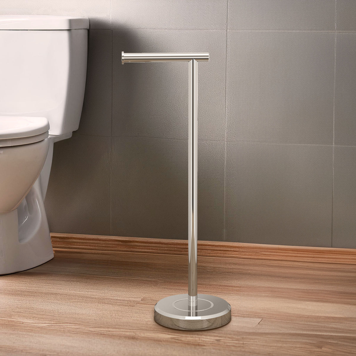 Latitude II Standing Toilet Paper Holder
