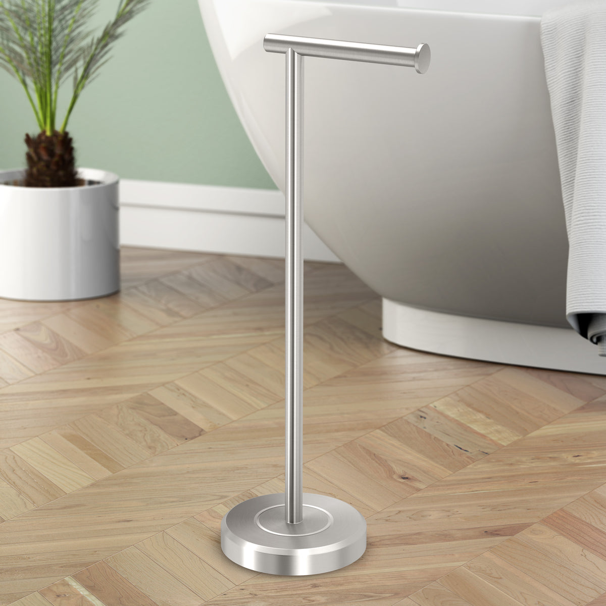 Latitude II Standing Toilet Paper Holder