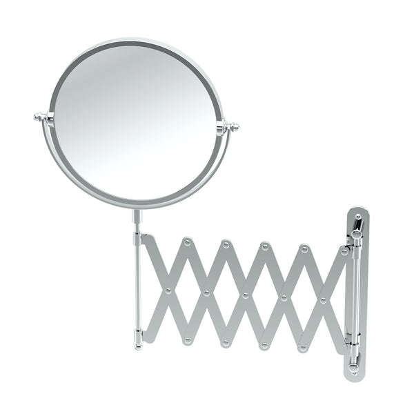 Accordion Wall Mirror 7.5" Dia., 3X Magnification