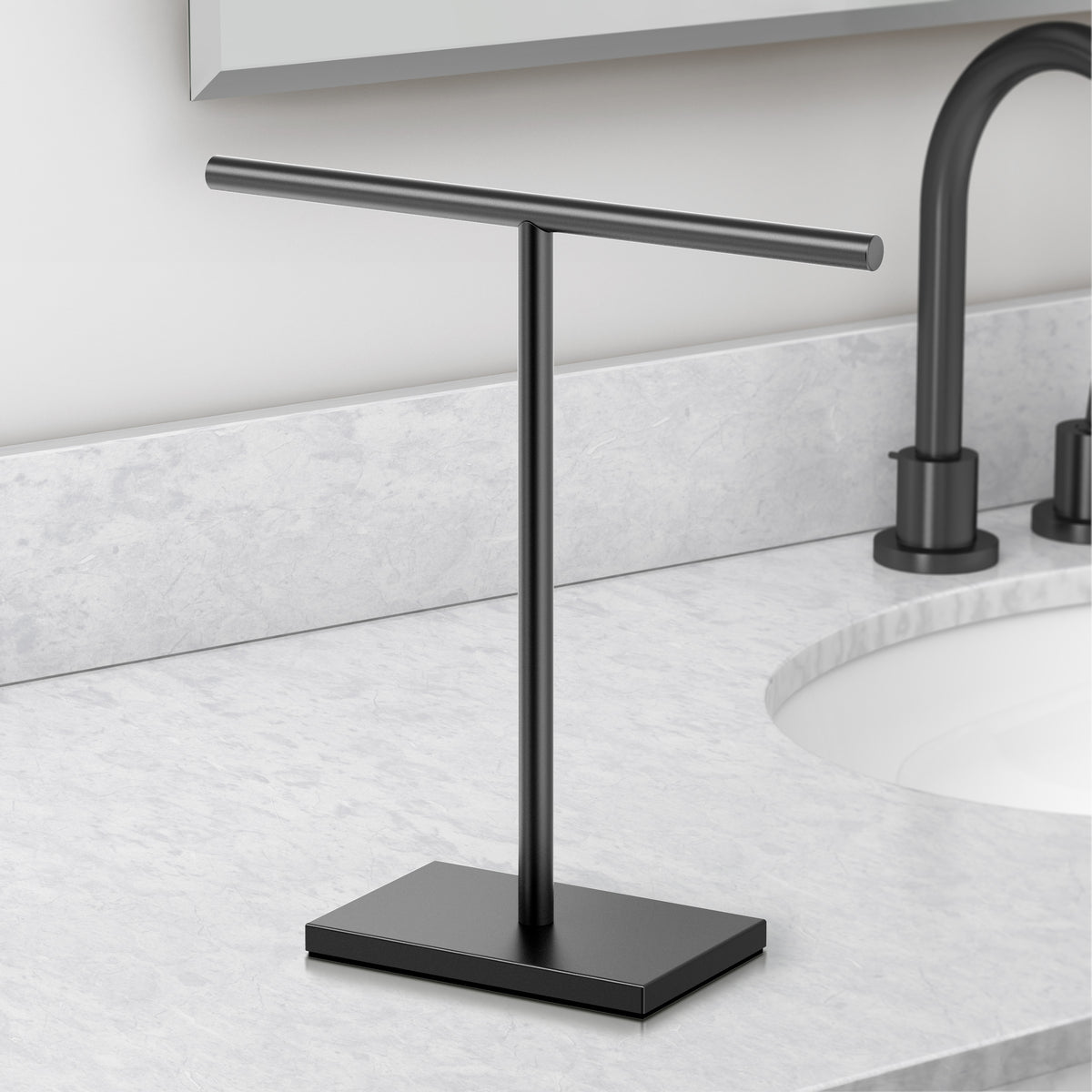Countertop T-Shape Hand Towel Holder 11"