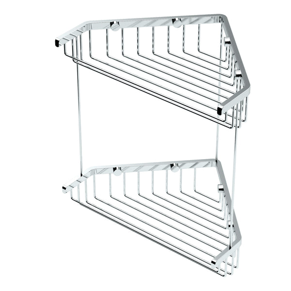 Shower Corner Basket, 2-Tier