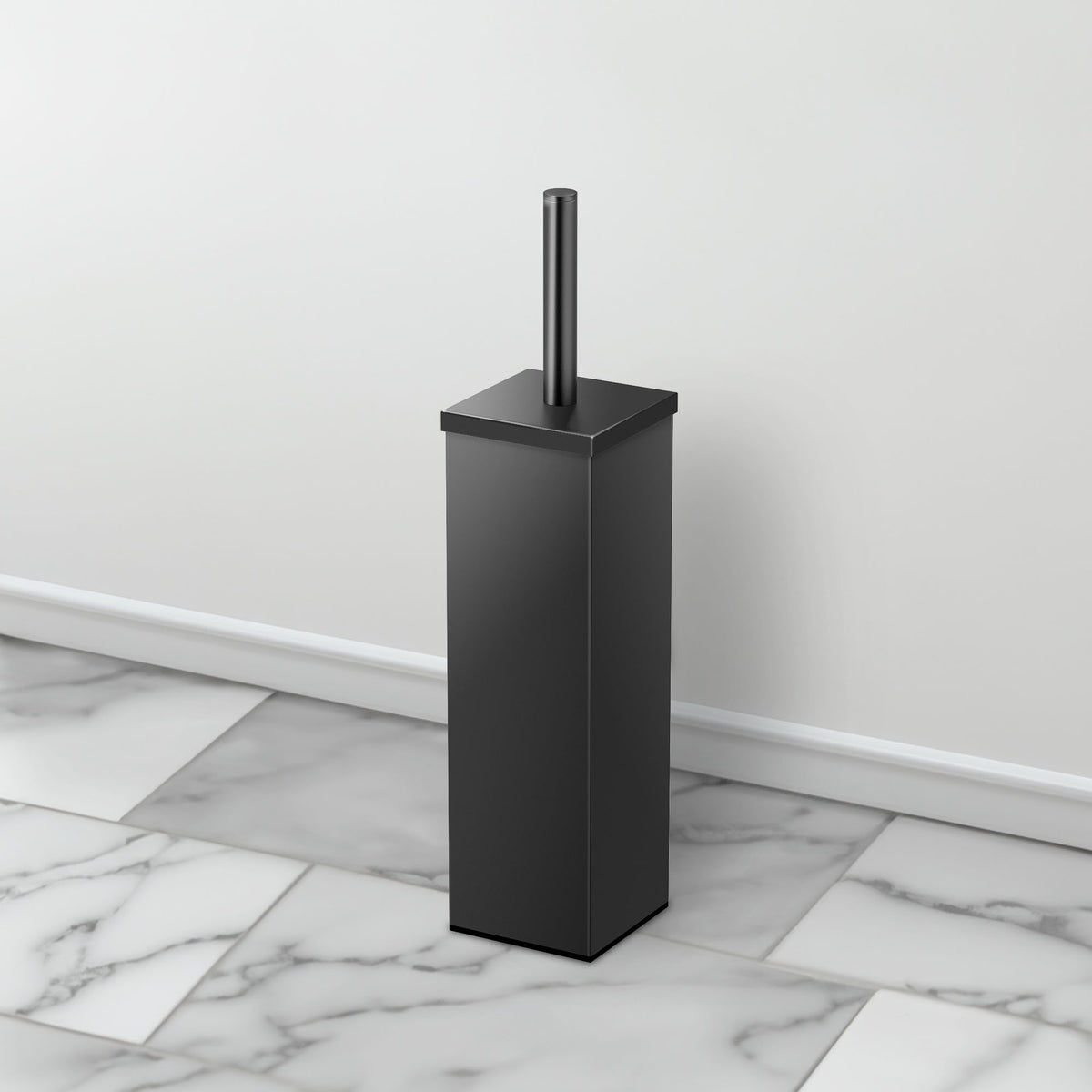 Elegant Square Toilet Brush Holder