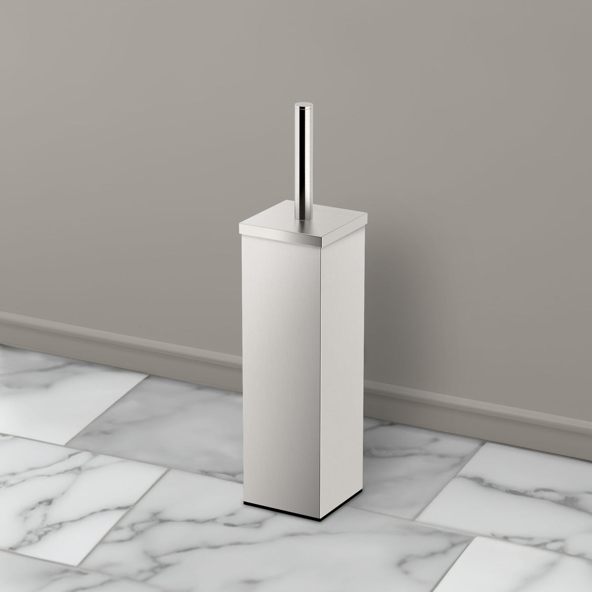Elegant Square Toilet Brush Holder