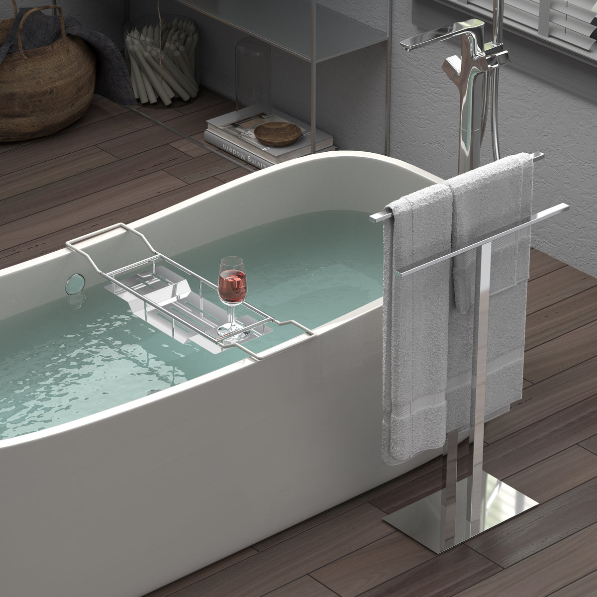 Modern Floor Towel Stand