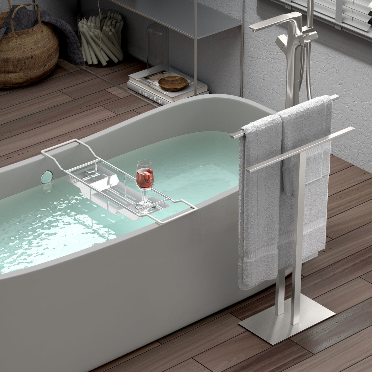 Modern Floor Towel Stand