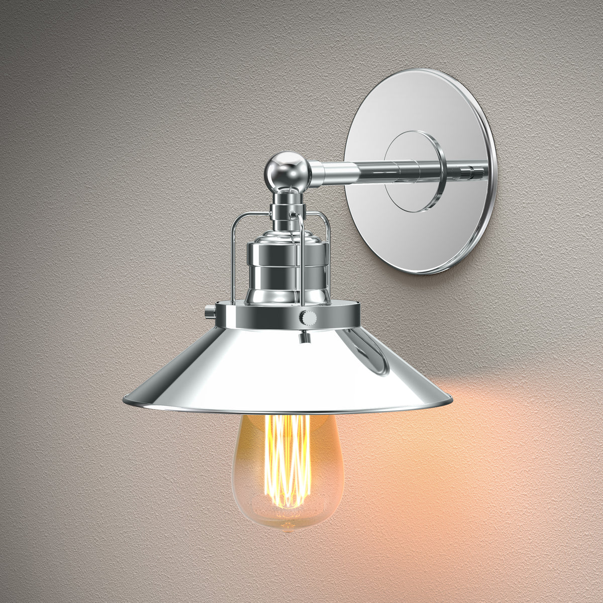 Modern Farmhouse Metal Single Sconce