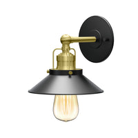 Matte Black/Brushed Brass