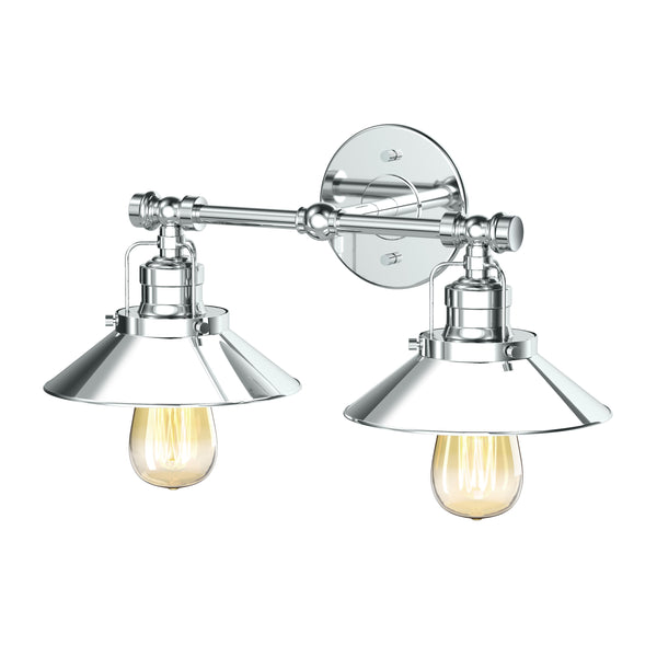 Modern Farmhouse Metal Double Sconce
