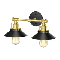 Matte Black/Brushed Brass