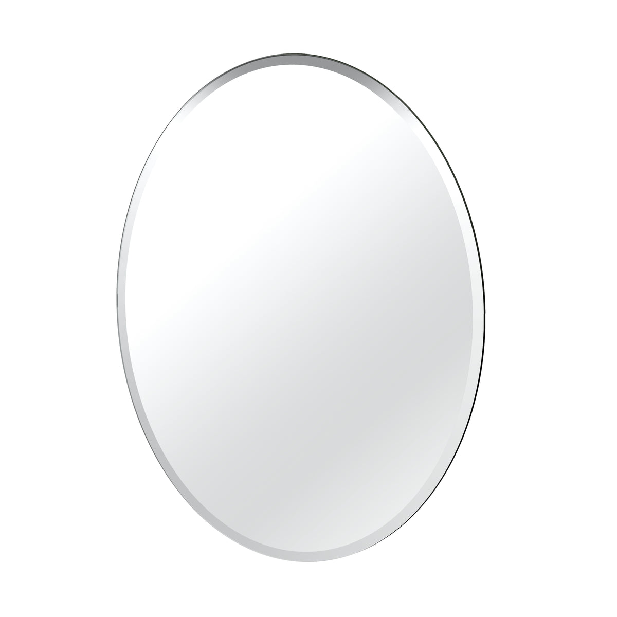 Flush Mount EZ Hanging 32" Frameless Oval Mirror