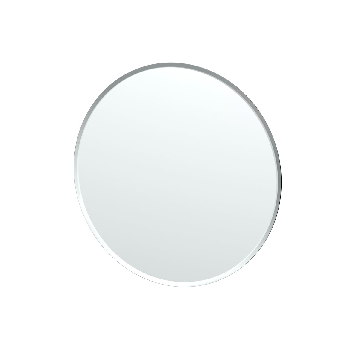 Flush Mount EZ Hanging 24.5" Frameless Round Mirror