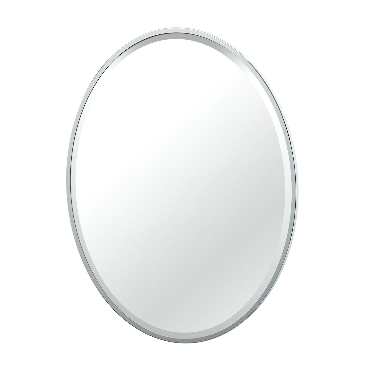 Flush Mount EZ Hanging 33" Framed Oval Mirror