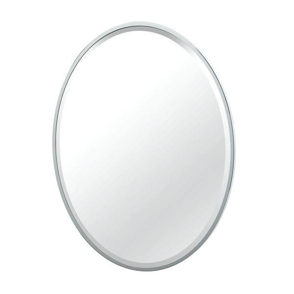 Flush Mount EZ Hanging 33" Framed Oval Mirror