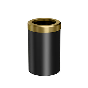 Matte Black/Brushed Brass
