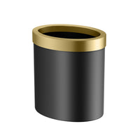 Matte Black/Brushed Brass Lid
