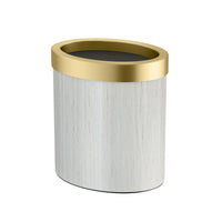 White Oak/Brushed Brass