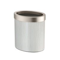 White Oak/Satin Nickel Lid