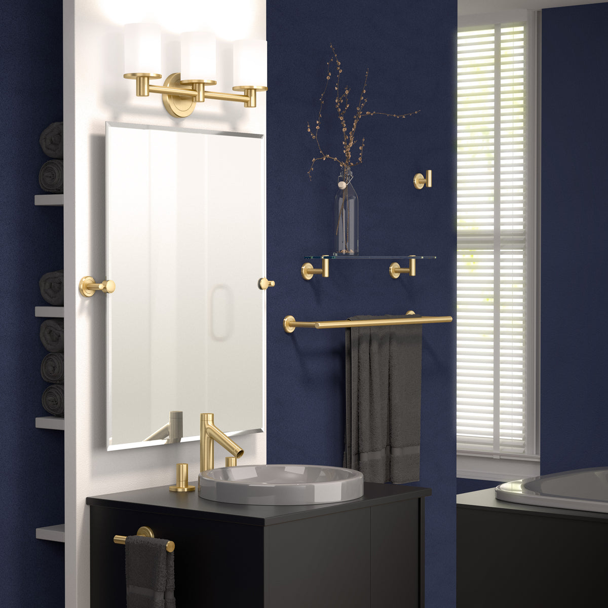 Latitude II 24" Double Towel Bar