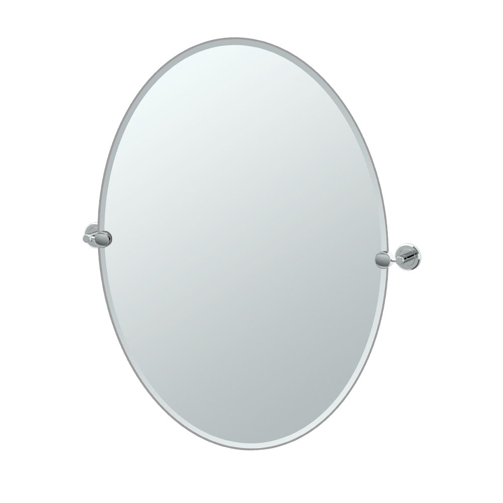 Latitude II 32" Frameless Oval Mirror