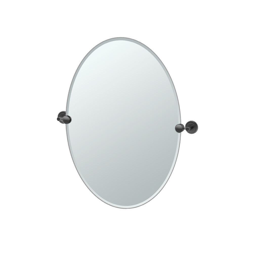 Latitude II 26.5" Frameless Oval Mirror