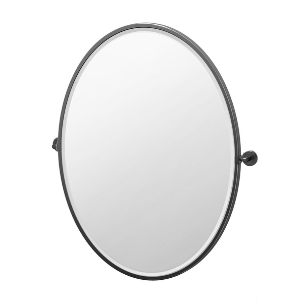 Latitude II 33" Framed Oval Mirror