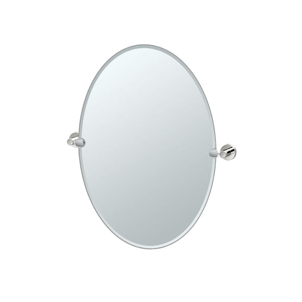 Glam 26.5" Frameless Oval Mirror