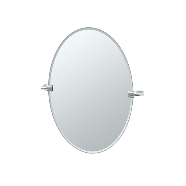Bleu 26.5" Frameless Oval Mirror