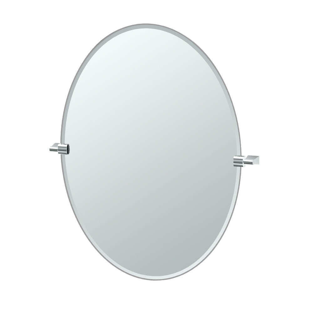 Bleu 32" Frameless Oval Mirror