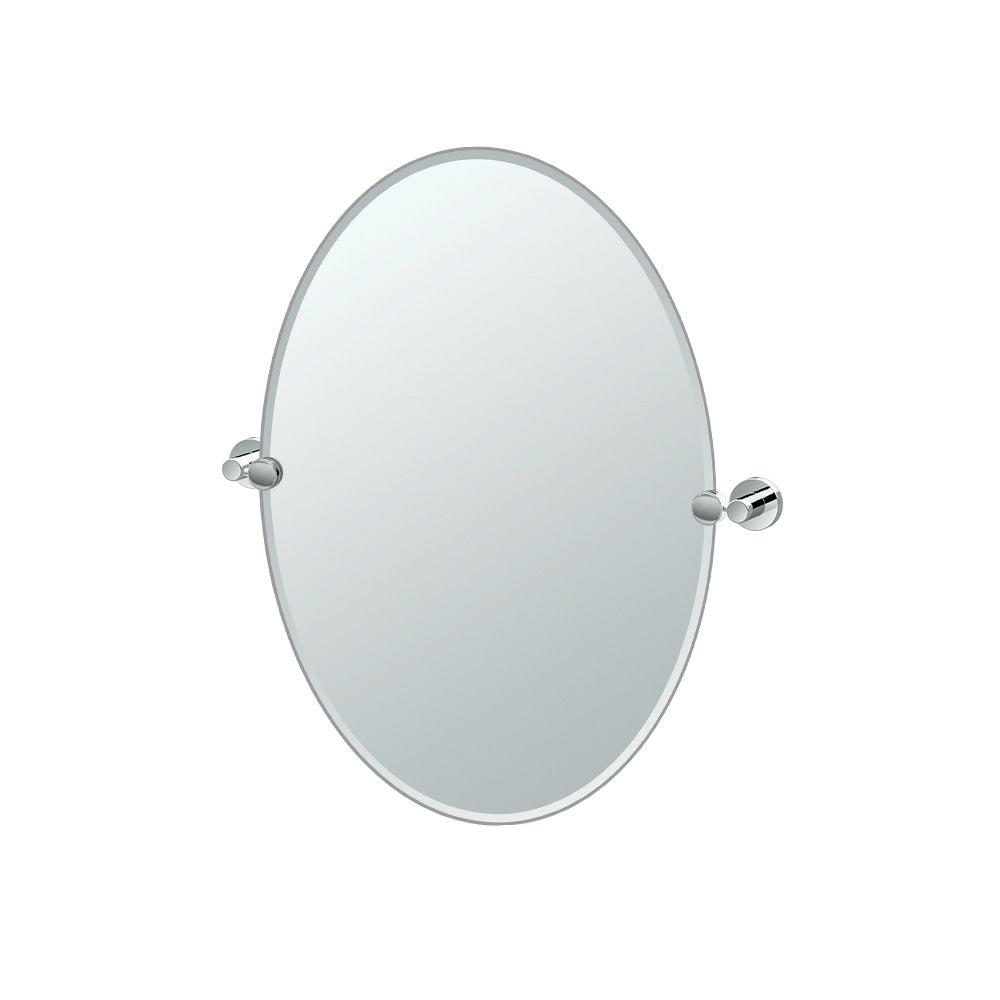 Glam 26.5" Frameless Oval Mirror