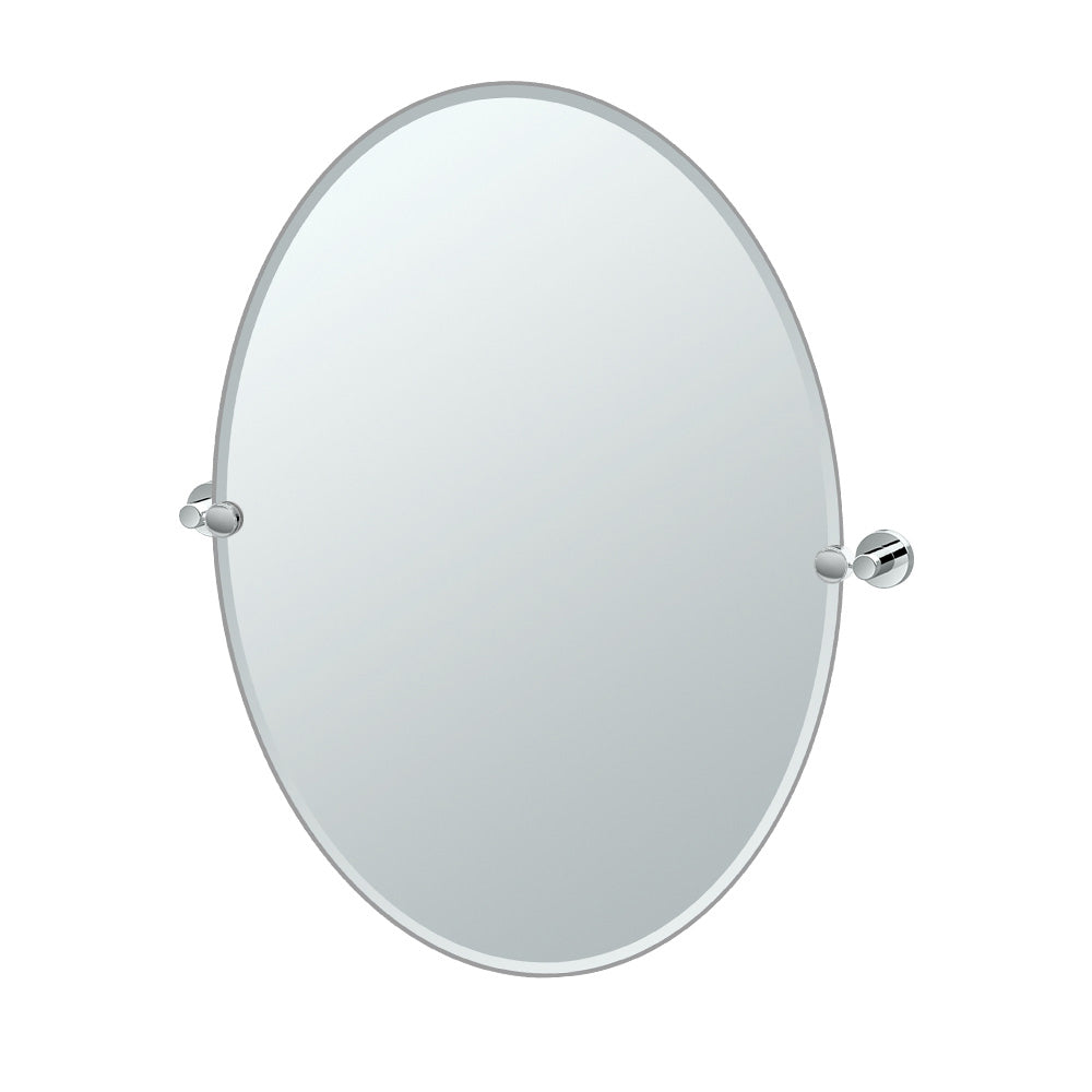 Glam 32" Frameless Oval Mirror