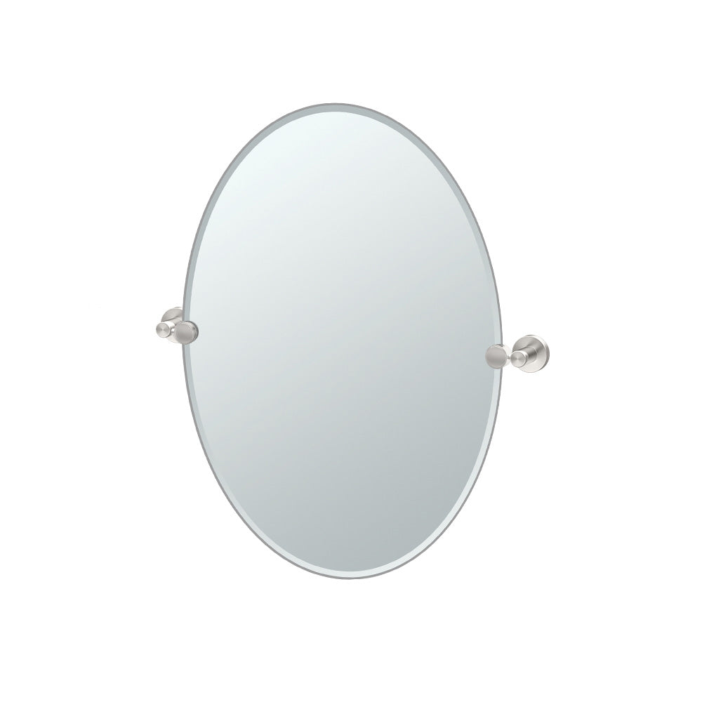 Glam 26.5" Frameless Oval Mirror