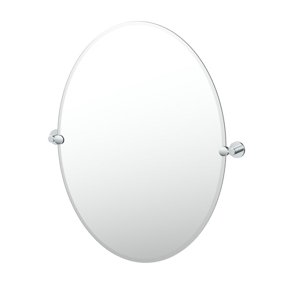 Reveal 32" Frameless Oval Mirror