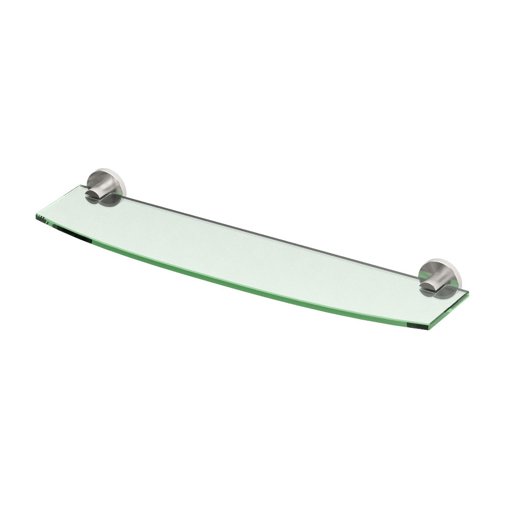 Channel Vanity Glass Shelf
