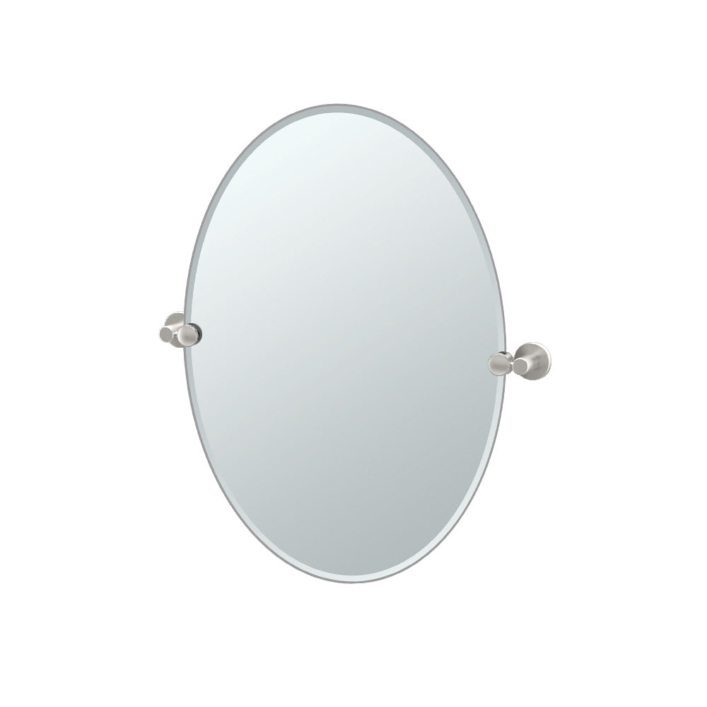 Channel 26.5" Frameless Oval Mirror