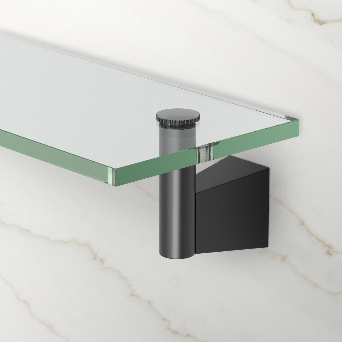 Bleu Vanity Glass Shelf