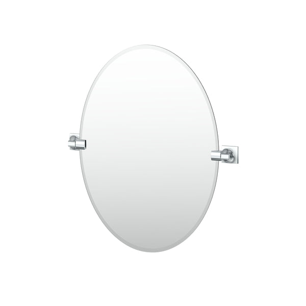 Waterline 26.5" Frameless Oval Mirror